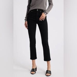 rag & bone Black Straight Leg Women's Jeans
